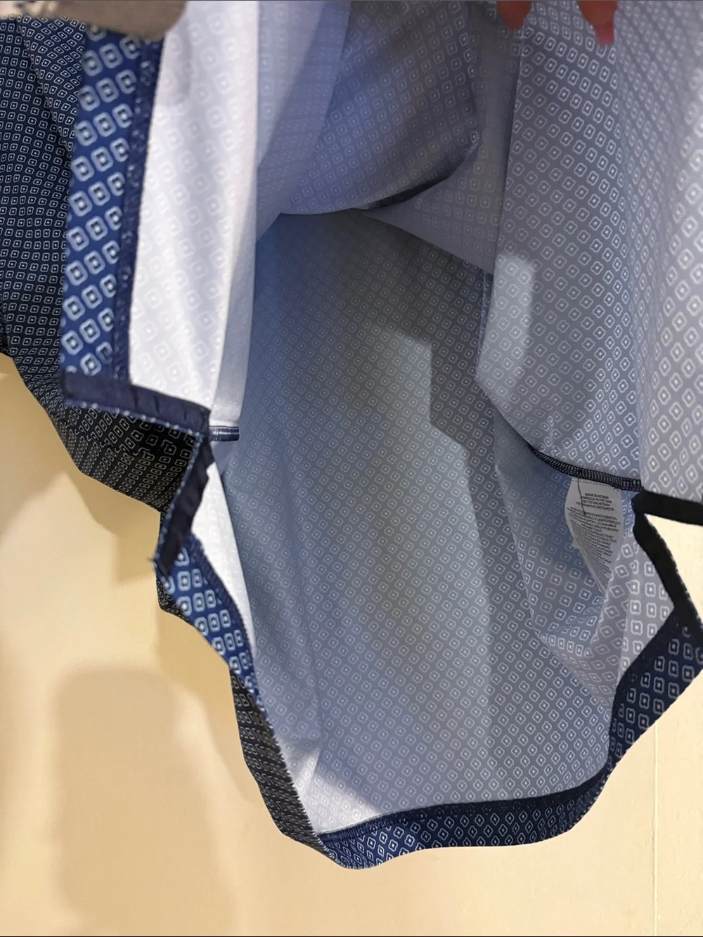 Polo by Ralph Lauren Navy Geometric Short-Sleeve Polo